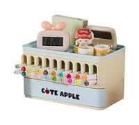 Boîte de Rangement de Bureau - Conteneur Portable Antidérapant | Organisation Du Cabinet De Rangement Pour Table,Pour Organisation Bureau Maison Lieu De Travail Travail Dortoir École Étude Quotidienne