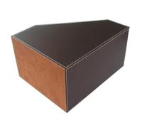 Boîte de Rangement de Bureau Créative à Double Couche, Cuir Plastique | Organisateur Suspendu, Tri Rapide des Objets, pour Bureau, Entrée, Télécommande et Courrier