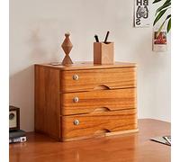 Boîte de rangement de bureau en bois avec tiroirs - Organiseur à plusieurs niveaux pour fournitures de bureau, maison et artistes