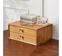 Boîte de rangement de bureau multicouche en bois massif durable avec forte capacité de charge, idéale pour la maison, le bureau et les études