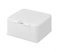 Boîte de rangement de bureau pour cosmétiques et cartes photo Kpop, organiseur compact avec design élégant, accessoire en plastique pour la maison et le bureau (A)