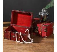 Boîte de rangement de bureau vintage en bois pour clés et mots de passe, un organisateur sécurisé et élégant pour vos essentiels (violet B)