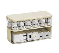 Boîte De Rangement De Câble Organisateur De La Boîte De Câble | Cas De Stockage De Câble Électronique Transparent - Boîte De Gestion De Câbles Avec Compartiments Boîtier De Câbles Pour Tiroir, Bureaux