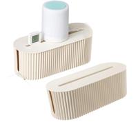 Boîte De Rangement De Câbles - 1/2 Pièces Étuis De Rangement Pour Câbles | Cache Cordon Flexible Et Boîte De Gestion | Cache D'extension De Stockage De Fil Pour Cacher L'adaptateur De Chargeur