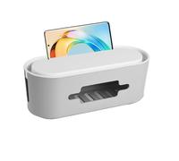 Boîte de Rangement de câbles - Boîte de Rangement de Cordons de Grande capacité pour Bureau - Organisation Efficace des Cordons sous Le Bureau - Cache-câbles pour Table de Chevet, Meuble TV, Salle