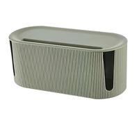 Boîte de Rangement de Câbles, Boite Rangement Cable, Boîte Cache Câble(Vert | Boite a Cable, Câche Multiprise, Boîte de Gestion des Câbles, pour Dissimuler et Cacher les Multiprises et Câbles