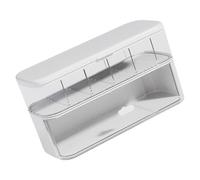 Boîte de rangement de câbles double couche avec compartiments, chargeurs, solution de rangement, étui d'organisation pour le bureau ou la maison, câble blanc
