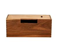 Boîte de Rangement de Câbles Support De Câble En Bois Boîte Cache-Câbles