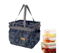 Boîte de rangement de camping, sacs à outils électriques, sac à outils d'entrepreneur, organisateur de coffre de voiture, organisateur de rangement de voiture avec sangles, sac à outils de camping