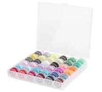 Boîte de rangement de canette transparente et Durable, 36 grilles, organisateur de fil de grande capacité pour accessoires de Machine à coudre en plastique 14.5x12x2.5cm