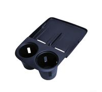 Boîte de rangement de chargement sans fil pour voiture avec double fonction et porte-gobelet pour XPENG G6 (2025-2027) - Garniture intérieure en silicone (bleu)