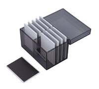 Boîte de Rangement de Cils en Acrylique à 10 Couches avec Fond Magnétique, Outil D'extension de Porte-Cils Multifonctionnel, Support de Palette de Colle pour Faux Cils, Outil de
