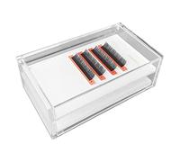 Boîte de rangement de cils,stockage de cils | Présentoir de porte-cils en acrylique - Organisateurs et rangement d'extensions de cils, conteneur de cils, organisateur de chariot de cils pour femmes et