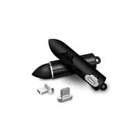 Boîte de rangement de connecteurs de câbles magnétiques, Mini boîte de rangement universelle pour connecteurs de câbles Micro USB Type C