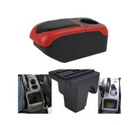 Boîte De Rangement De Console Pour Ford Pour Focus 3 Mk3 2011 2012 2013 - Accessoires En Cuir Boîte D'accoudoir De Voiture(S1 black-red 6USB)