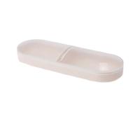 Boîte de rangement de coton-tige de capsule, boîte de rangement cosmétique antipoussière de cure-dents de coton
