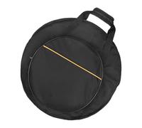 Boîte de rangement de cymbales ronde avec sac de transport pour cymbales de voyage, boîte à cymbales avec poignée de sac à cymbales