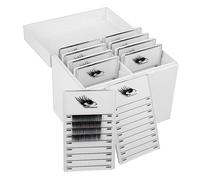 Boîte de rangement de faux cils, 10 couches yeux cils extensions titulaire cas maquillage organisateur cils extension outil