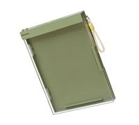 Boîte de rangement de fichiers à double couche avec presse-papiers, ABS étanche, pour fournitures de bureau scolaire, 9, 88 x 13, 39 pouces, mallette à documents avec