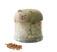 Boîte de rangement de friandises pour chien avec couvercles pour animaux de compagnie, 7,9 x 19,1 cm, boîte de rangement de qualité alimentaire pour animaux de compagnie, boîte à biscuits pour