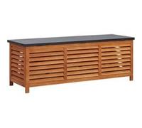 Vidaxl Boîte De Rangement De Jardin 150x50x55 Cm Eucalyptus Solide