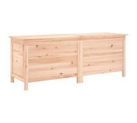 Boîte de rangement de jardin 150x50x56,5 cm bois massif sapin