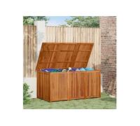Boîte de rangement de jardin 150x80x75 cm bois massif d'acacia 319707