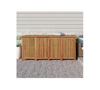 Vidaxl Boîte De Rangement De Jardin 175x80x75 Cm Bois Massif D'acacia