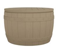 Boîte De Rangement De Jardin 3 En 1 Marron Clair Polypropylène Vidaxl Vidaxl