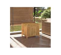 Boîte de rangement de jardin 60x52x55 cm Bambou