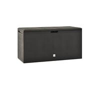 vidaXL Boîte de rangement de jardin 114x47x60 cm Anthracite