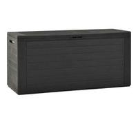 Boîte de Rangement de Jardin Marron 116x44x55 cm Coffre de Stockage vidaXL