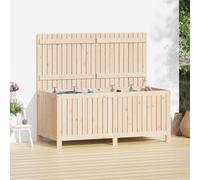 Boîte de Rangement de Jardin Coffre à Outils Marron Bois de Pin Massif vidaXL