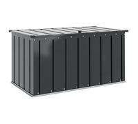 Boîte de rangement de jardin en acier - vidaXL - Noir - 101x56,5x50 cm - Durable - Mécanisme de verrouillage