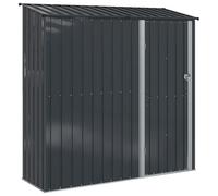 Boîte De Rangement De Jardin En Métal Anthracite 203,5x73x200 cm