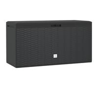 Vidaxl Boîte De Rangement De Jardin Anthracite 114x47x60 Cm Gris
