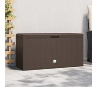 Boîte de Rangement de Jardin Marron 114x47x60 cm Coffre de Stockage vidaXL