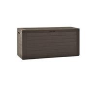 Boîte de rangement de jardin Marron 116x44x55 cm