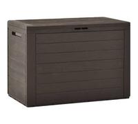 Boîte de Rangement de Jardin Marron 116x44x55 cm Coffre de Stockage vidaXL