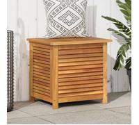 vidaXL Boîte de rangement de jardin persiennes 60x50x56 cm bois acacia