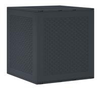 Boîte De Rangement De Jardin Vidaxl Anthracite 55x53x57 Cm Pp