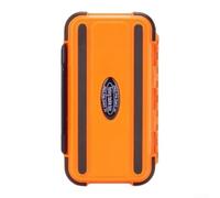 Boîte de rangement de leurres double face en ABS étanche avec séparateurs personnalisables, couvercle transparent et verrous à ressort en acier inoxydable (B)