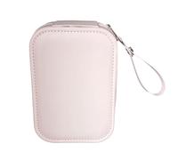 Boîte de rangement de maquillage avec miroir LED - Portable - Trousse de maquillage de voyage - Grande capacité - Boîte de rangement légère avec boîte pliable - Miroir juif pour miroir et étuis de