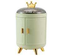Boîte de rangement de maquillage délicate pour filles, femmes, étudiants, bijoux à la maison, Vert