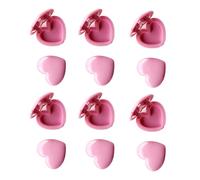 Boîte de rangement de maquillage en forme de cœur pour rouge à lèvres, fard à paupières, rouge à lèvres, pour événements d'affaires et rendez-vous galants