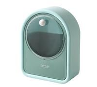 Boîte de Rangement de Maquillage, étui Transparent pour Cotons-tiges - Boîte de Rangement Transparente et étanche pour - de Maquillage Murale, Support de Papeterie Multifonctionnel pour pinceaux