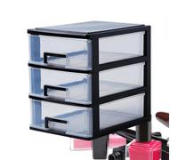 Boîte de Rangement de Maquillage pour Salle de Bain, tiroirs Transparents pour Organisateur de cosmétiques - Boîte de Rangement avec tiroirs de Rangement Transparents empilables à Plusieurs Niveaux -