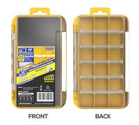 BoîTe De Rangement De MatéRiel De PêChe Double Face, Plateau De Rangement Pour Leurres De PêChe Avec SéParateurs Amovibles