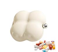 Boîte de rangement de médicaments génériques : boîte à pilules portable distributeur portable, organisateurs de pilules | Boîte de rangement pour distributeur de pilules de voyage hebdomadaire