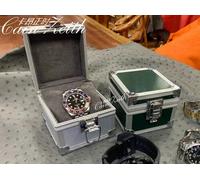 Boîte De Rangement De Montre En Métal De Luxe,Étui En Cuir,Boîtes De Montre Mécaniques,Organisateur Pour Hommes Voyage Oreiller Horloger,Boîte Cadeau Idées - Type Aluminum One Bit
